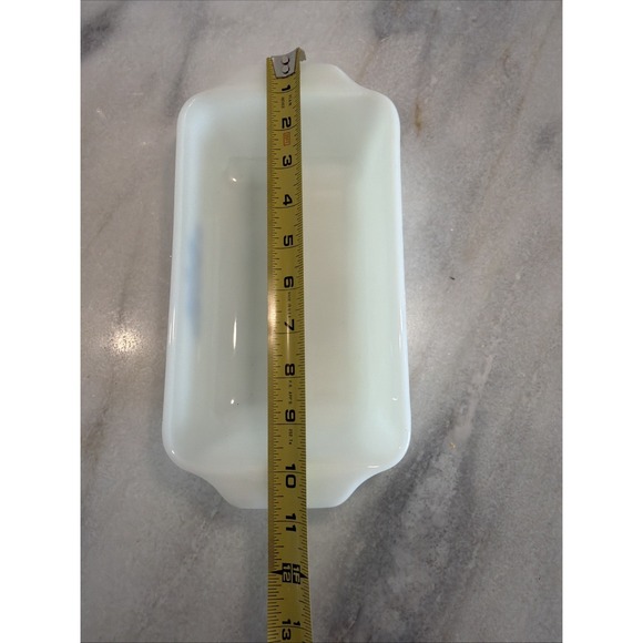 Vintage Anchor Hocking Fire-King Blue Cornflower Qt Loaf Pan USA - Picture 7 of 9